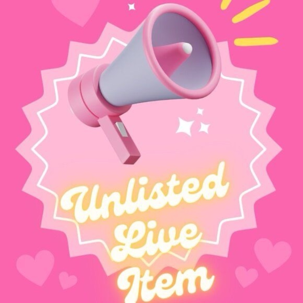 Unlisted live item shown during a live show.